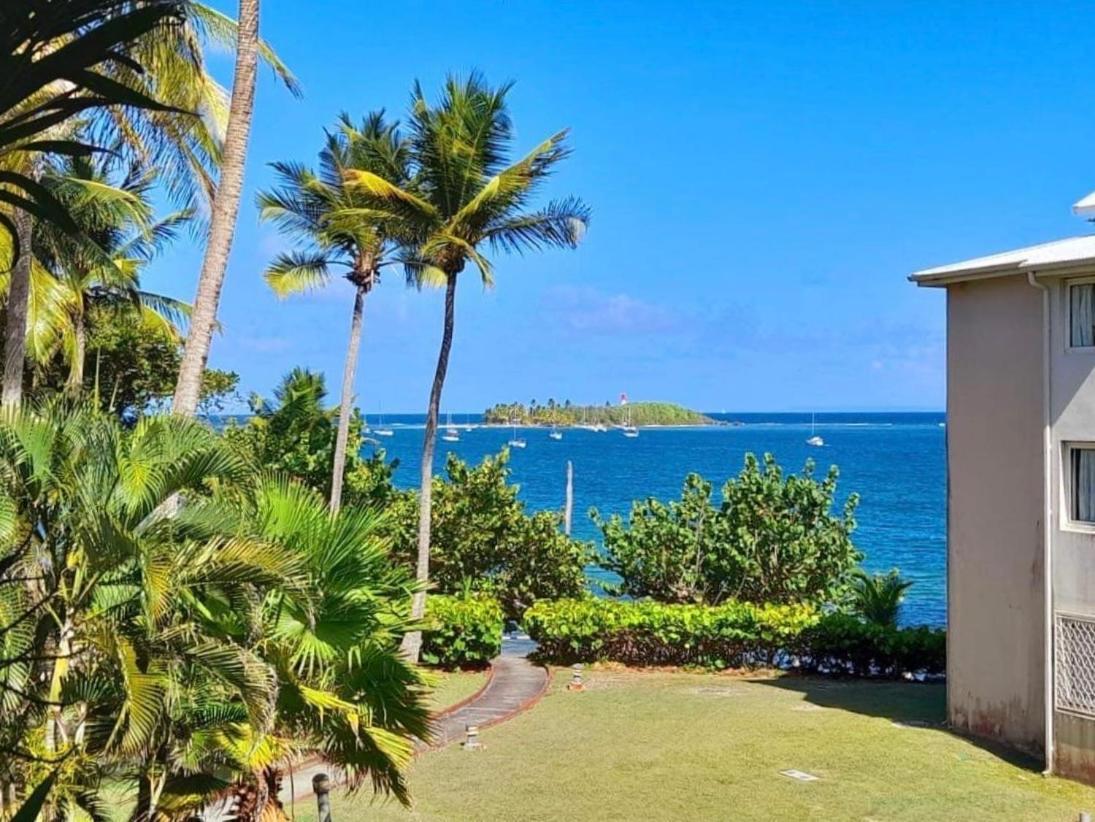 Ilet Bleu Studio Cosy Rdc Vue Mer Et Jardin - Acces Direct Plage Le Gosier  Exterior photo
